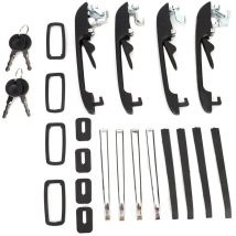 4PCS Auto vorne hinten links rechts Außentürgriff mit Schlüsseln passend für Golf MK1/MK2 - Jeffergarden