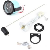 52 mm Universal-Auto-Kraftstoffstandsanzeige, LED-Digital-E-1/2-F-Entfernungsmesser mit Kraftstoffsensor - Jeffergarden