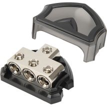 Bloc de Distribution d'énergie à 3 voies 1x 0/4GA in 3x 0/4GA out bloc de Distribution de puissance au sol pour voiture bateau rv Yacht amplificateur