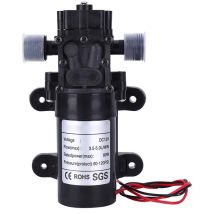 Jeffergarden Bomba de diafragma de reflujo Mini autocebante DC12V FL3210H-80W 1/2 pulg. Salida de agua derecha