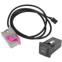Jeffergarden Cable de entrada auxiliar, cable auxiliar Receptor de audio Bluetooth Durable Fácil de usar Reemplazo impermeable para automóvil A3 A4