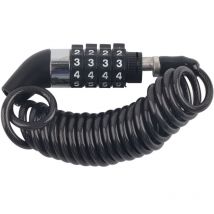 Jeffergarden - Câble de verrouillage de casque, antivol, mot de passe à 4 chiffres, remplacement multifonctionnel pour vélo moto