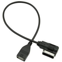 Jeffergarden Interfaz de música USB AMI MMI AUX Adaptador de cable MP3 para Q5 Q7 R8 A3 A4 A5 A6