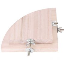 Cage à oiseaux en forme d'éventail, 2 pièces, perchoirs, plate-forme de support, jouet pour animal de compagnie, Hamster, perroquet, tendance