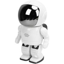 Jeffergarden - Caméra de Surveillance sans fil, moniteur de sécurité 1080P hd, vision nocturne à 360 degrés, détection de mouvement du Robot, Audio
