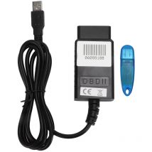 Jeffergarden - Cble de Diagnostic OBD2 fnr Key Prog True Code 4 en 1, remplacement en plastique pour Renault