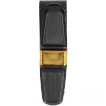 Jeffergarden Clip de lunettes de soleil de voiture en Fiber de carbone, support universel rotatif à 180 ° pour lunettes de soleil, porte-cartes, or