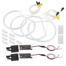 YB - Jeffergarden Coche blanco ccfl Angel Eyes Halo anillos luz de alto brillo apto para E46