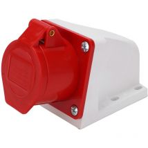 Jeffergarden - Connecteur d'alimentation industriel triphasé 380415V, 4 broches, 16a, prise industrielle étanche (3P + e)