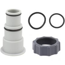 Jeffergarden Connettore per tubo flessibile per piscina Adattatore di conversione leggero Stantuffo di collegamento durevole per la pulizia