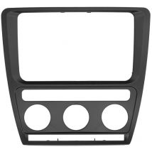 Jeffergarden Consola Radio Estéreo para Coche Fascia 2 Din Marco de Panel GPS Apto para Skoda Octavia 2004-2010