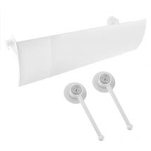 Jeffergarden - Copertura della guida dell'aria, parabrezza protettivo regolabile per condizionatore d'installazione semplice per la casa