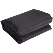 Jeffergarden Copriletto pieghevole portatile nero protettivo antipolvere per mobili per uso interno ed esterno 85x33x107 cm