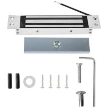 Serrure magnétique électrique intégrée, Force de maintien dc 12V 180kg, contrôle d'accès électromagnétique - Jeffergarden