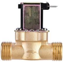 Rosvola - Eosnow Elettrovalvola magnetica a solenoide elettrica in ottone normalmente chiusa da 1/2 'ac 220 v per il controllo dell'acqua
