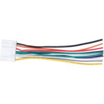 Jeffergarden - Faisceau de cbles Audio pour double voiture connecteur de fil stéréo à 12 broches cbles d'interface adaptés à Nissan Versa/Sunny
