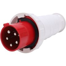 Jeffergarden Fiche Industrielle 5 Broches, étanche IP67, 380-415V, 63A, 3P+N+T, Connecteur D'alimentation Industriel pour L'agriculture Industrielle,
