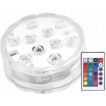 Fournyaa Lampes led étanches réutilisables, lumières led Submersibles, sous-Marines résistantes à la Corrosion avec télécommande pour Les fêtes