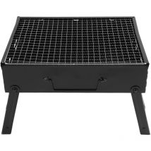 Griglia per barbecue portatile in ferro, acciaio inossidabile, griglia a carbone portatile, strumento per barbecue, per cucinare all'aperto,