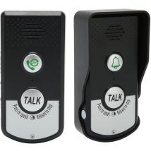 Jeffergarden - Interphone sans fil, sonnette vocale longue Distance, étanche IP54, pour maison et hôtel
