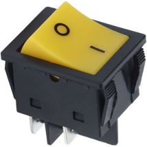 Jeffergarden - Interrupteur d'alimentation à réponse rapide, Terminal à 4 broches remplaable, Compact, Durable, bouton pratique pour Instruments