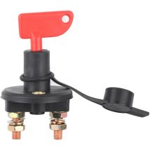 Interrupteur principal de bouton d'isolateur de puissance de déconnexion de batterie universelle de voiture 12V/24V avec la clé amovible