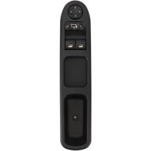 Jeffergarden - Interruptor de elevalunas eléctrico Control preciso espejo función plegable 96548596XT reemplazo para Citroen C3 Picasso 2009 a 2014