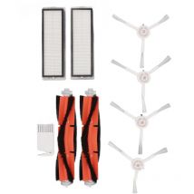Jeffergarden Kit de peine plano blanco con filtros de cepillo para repuesto de mopa aspiradora Robot Mijia 1C F9 Mi