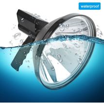 Lámpara portátil de xenón hid de 9 pulgadas, luz para acampar al aire libre, caza, pesca, 12-24V, 55W, color negro - Jeffergarden