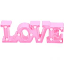 Jeffergarden - Lampe d'amour 10LED veilleuse pour demande en mariage, confession, fête d'anniversaire, blanc chaud, rose