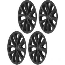 Jeffergarden - Lot de 4 enjoliveurs de roue de 45,7 cm pour modèle s, style écossais, protection complète, structure solide, remplacement pour Tesla