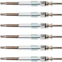 Jeffergarden - Lot de 6 bougies de préchauffage diesel en métal pour série 3 5 6 7 X3 X5 X6 30 d 35 35d