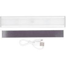 Jeffergarden - Lumière d'armoire à led Détection de mouvement et de lumière 276LM 3 vitesses clairage blanc Lampe à barre de led magnétique