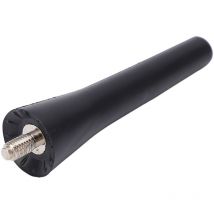 Mástil de antena corta para coche 6561N3, 6,7 cm de longitud, repuesto abs negro para Peugeot 107, 108, 206, 207, 307, 308, 407 - Jeffergarden
