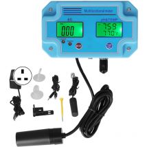 Misuratore di temperatura ph ec dc 6V Tester multifunzionale per monitor idroponico lcd portatile ad alta precisione Spina uk 220V - Jeffergarden