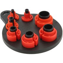 Jeffergarden - Outil de déconnexion rapide de conduite de carburant de climatiseur, outil de démontage universel de démontage de Transmission ac 1/4