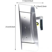 Jeffergarden - Par de manijas de puerta exterior izquierda y derecha para 350Z 2003-2009