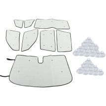 YB - Jeffergarden Parasol para parabrisas de coche, cubierta de protección térmica con ventosas para X3 E83 2006-2010, 8 Uds.