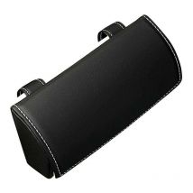 Porte-lunettes pour voiture pare-soleil en cuir pu voiture lunettes de soleil étui à lunettes lunettes bote de rangement organisateur pour voiture