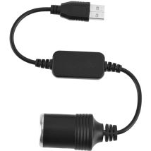 Jeffergarden Pratico convertitore Convertitore di alimentazione per porta usb, presa accendisigari per auto da 12 v, cavo elettronico per
