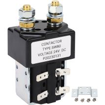 Jeffergarden - Relais de contacteur 24 v en alliage métallique 100 a, remplacement haute performance pour chariot élévateur ezgo, chariot de golf