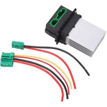 ZY - Jeffergarden Resistencia del ventilador del Motor del calentador con arnés de enchufe de cableado para Citroen Peugeot 6441L2
