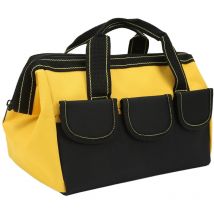 Jeffergarden - Sac de rangement d'outils 13 pouces, sac à main multifonctionnel étanche à large bouche en tissu Oxford pour magasin d'outils à