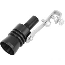 Jeffergarden - Silbato de tubo de escape de garganta de cola de sonido Turbo de aleación de aluminio, pieza modificada para coche tc xl (negro)