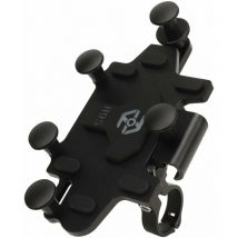 Support de téléphone pour moto, guidon réglable à 540 degrés en alliage d'aluminium, support de téléphone portable pour vélo, noir - Jeffergarden