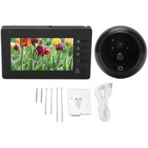 Jeffergarden - Telecamera per videocitofono con visualizzatore spioncino digitale Monitor da interno da 4,3 pollici Rilevamento movimento pir Visione