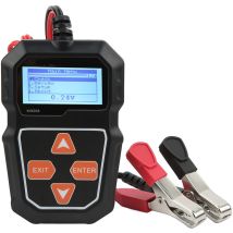 Jeffergarden - Testeur de charge de batterie de voiture 12V, analyseur de batterie automatique numérique, testeur d'alternateur automobile pour