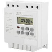 Jeffergarden - TM-163 Commutateur de minuterie de puissance de contrôle programmable hebdomadaire numérique triphasé 380V