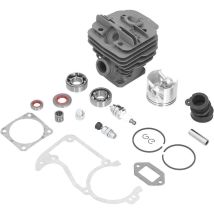 Jeffergarden Tronçonneuse, 48mm Tronçonneuse Cylindre Piston Collecteur D'admission Joint Kit Remplacement 1125 020 1215 Destiné à Stihl MS360 036