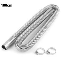 YB - Jeffergarden Tubo di scarico del riscaldatore d'aria da parcheggio in acciaio inossidabile Tubo di sfiato del gas diesel 2,5 cm/1 pollice